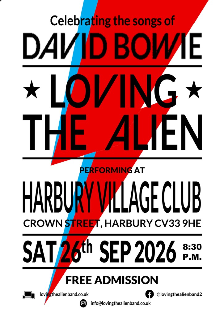 Loving The Alien at Harbury VC